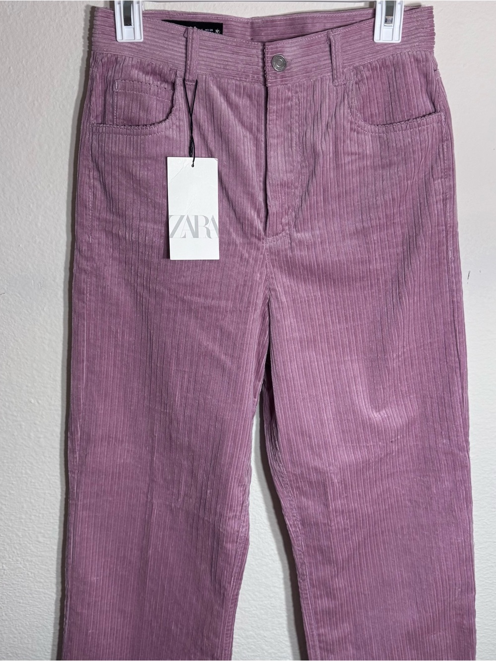 Zara Mauve Corduroy Pants